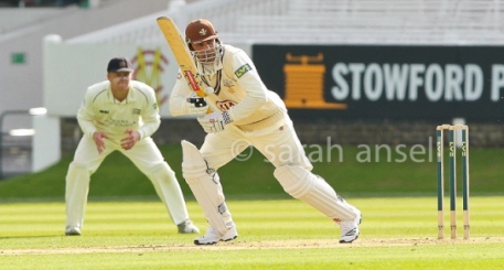 Mark Ramprakash hitting one ball - he did hit others