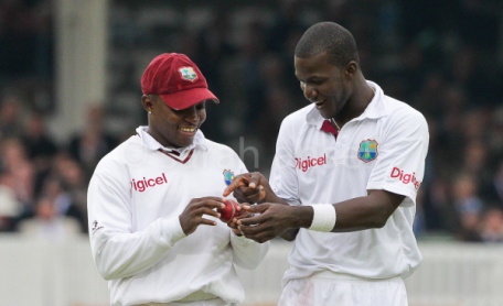 Darren Sammy finds everything amusing - even cricket balls