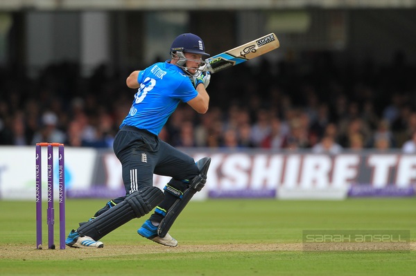 Jos Buttler of England bats during the Royal London One-Day Series 2014 match at Lord's Cricket Ground, London Picture date Saturday 31st May, 2014. Picture by Sarah Ansell. Contact +447860 461617 cricpix@yahoo.co.uk