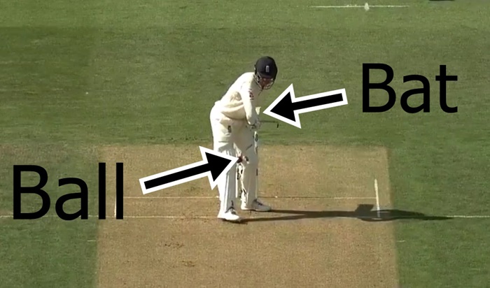 If in doubt, apply bat to ball
