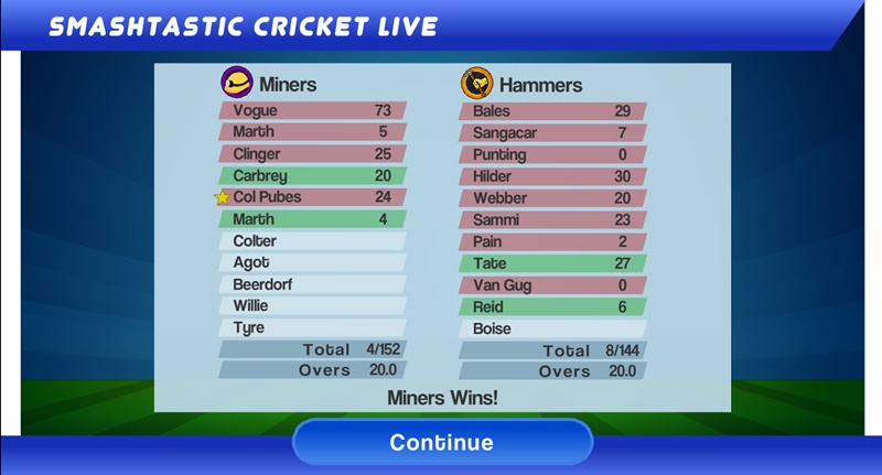 Smashtastic cricket online