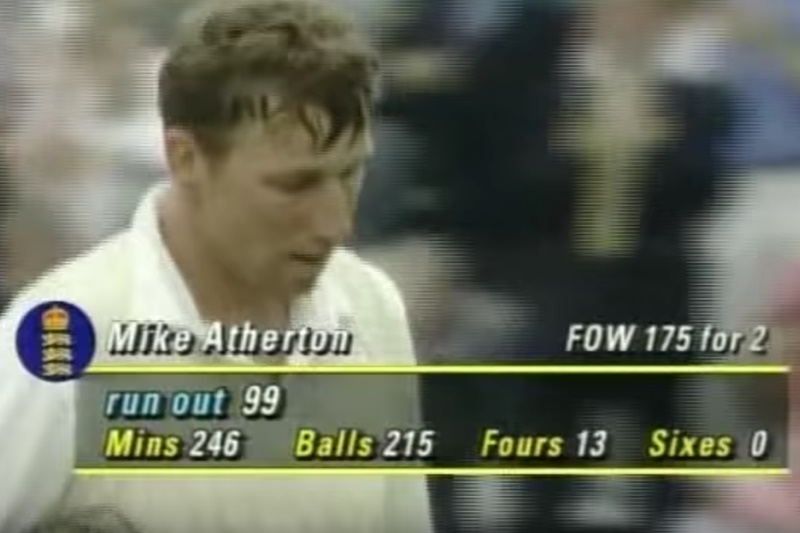 Mike-Atherton-run-out-for-99-via-YouTube