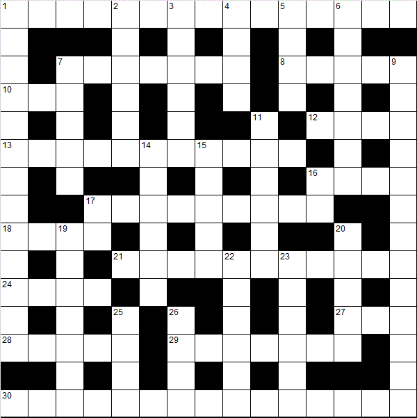 The King Cricket crossword by Bert