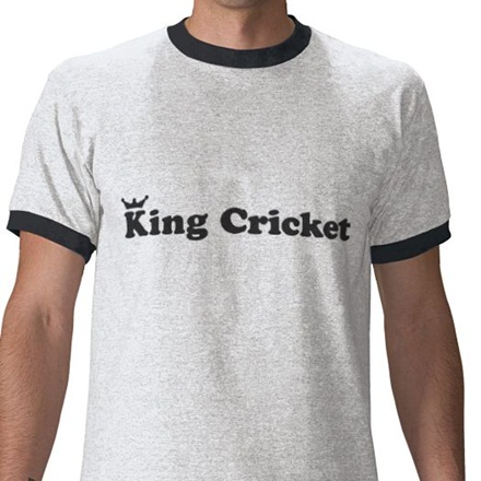 King Cricket ringer T-shirt - when did 'ringer' become a thing?